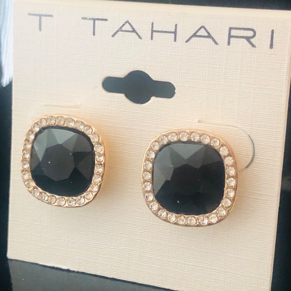 🎀  T Tahari Statement Stud Earrings - Picture 3 of 6